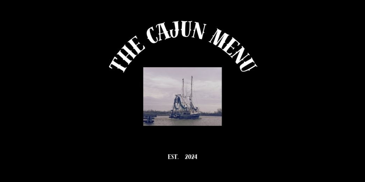 The Cajun Menu